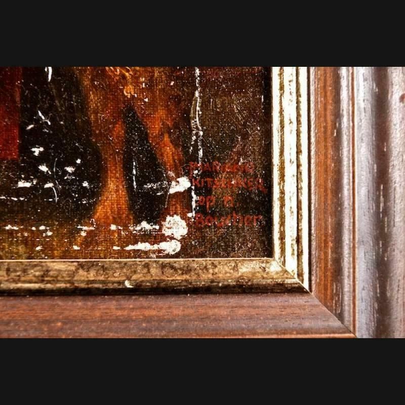 photo furniture 19th Century Baroque Style Painting Josef Mariano Kitschker
