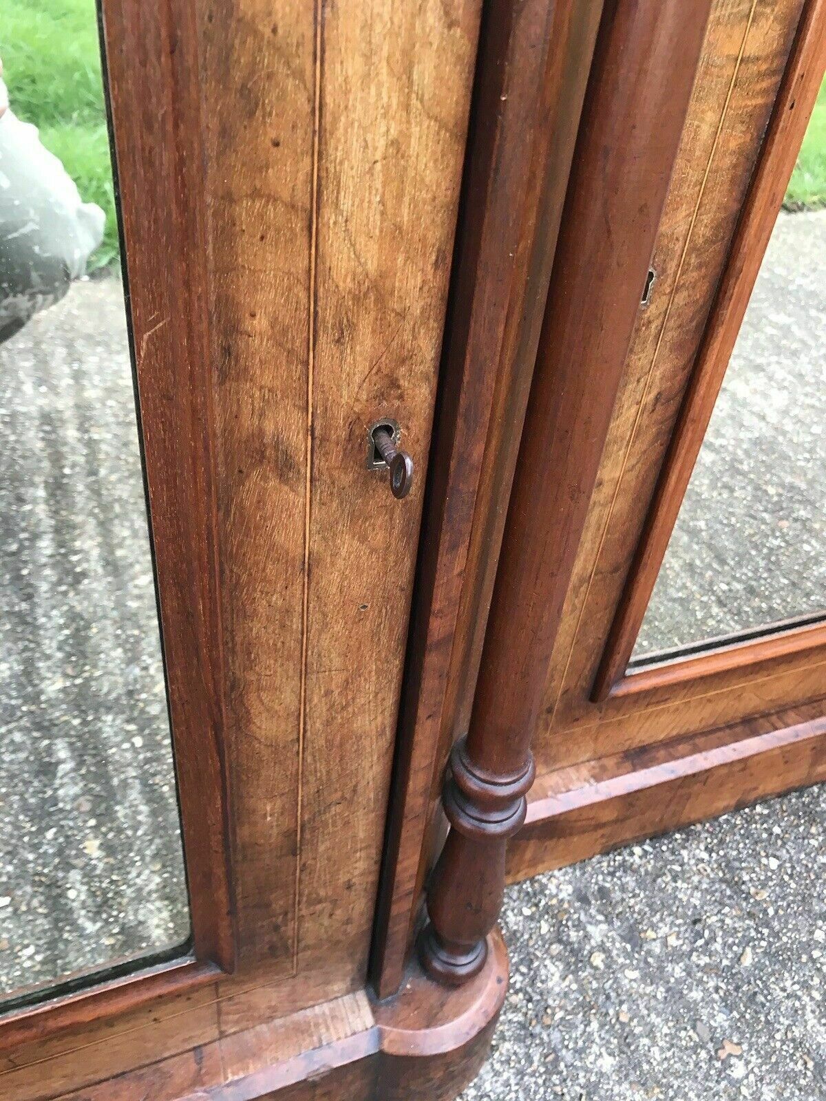 photo for sale Antique Victorian Walnut Credenza Chiffonier Dresser Potential Sink Vanity Unit