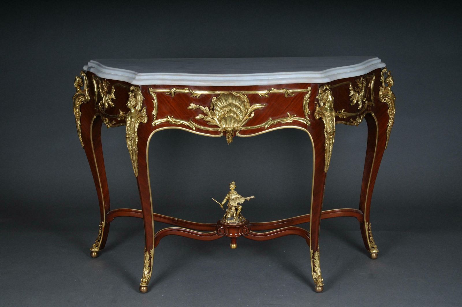 Impressive Console/Sideboard In The Louis XV After Francois Linke, Paris photo furniture