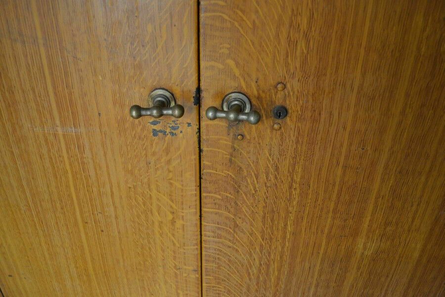 Vintage Steel Pigeon Holes /Solicitors Deed Cabinet photo Furniture