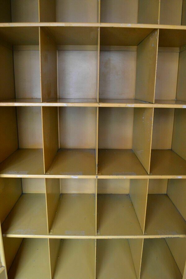 Vintage Steel Pigeon Holes /Solicitors Deed Cabinet photo buy