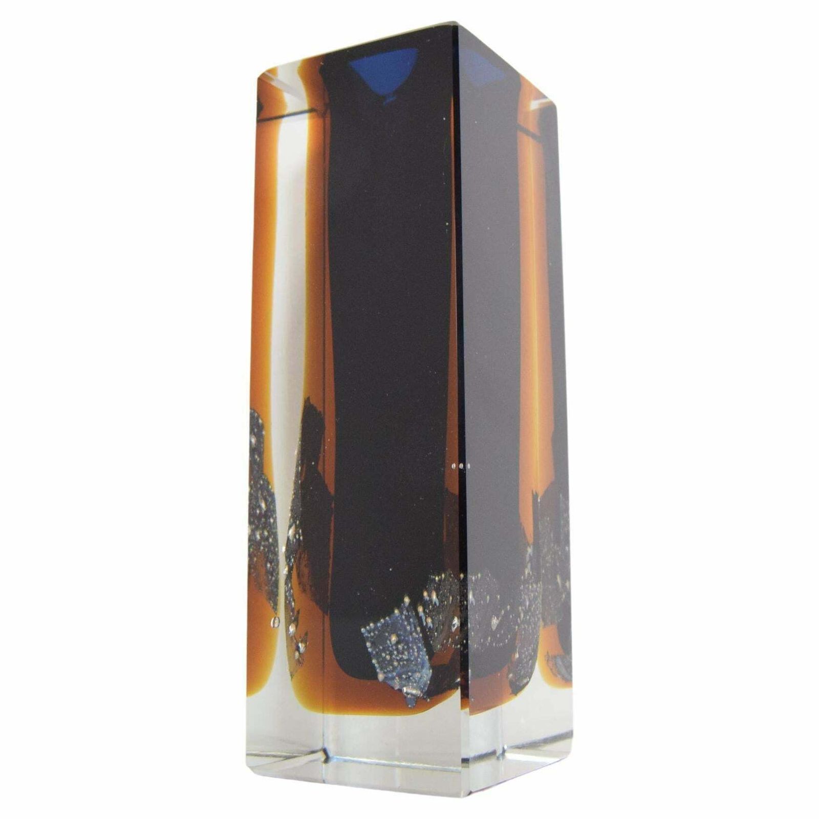 Rare Vintage Cut Vase,Designed By Pavel Hlava,"Night Sky",1950's.