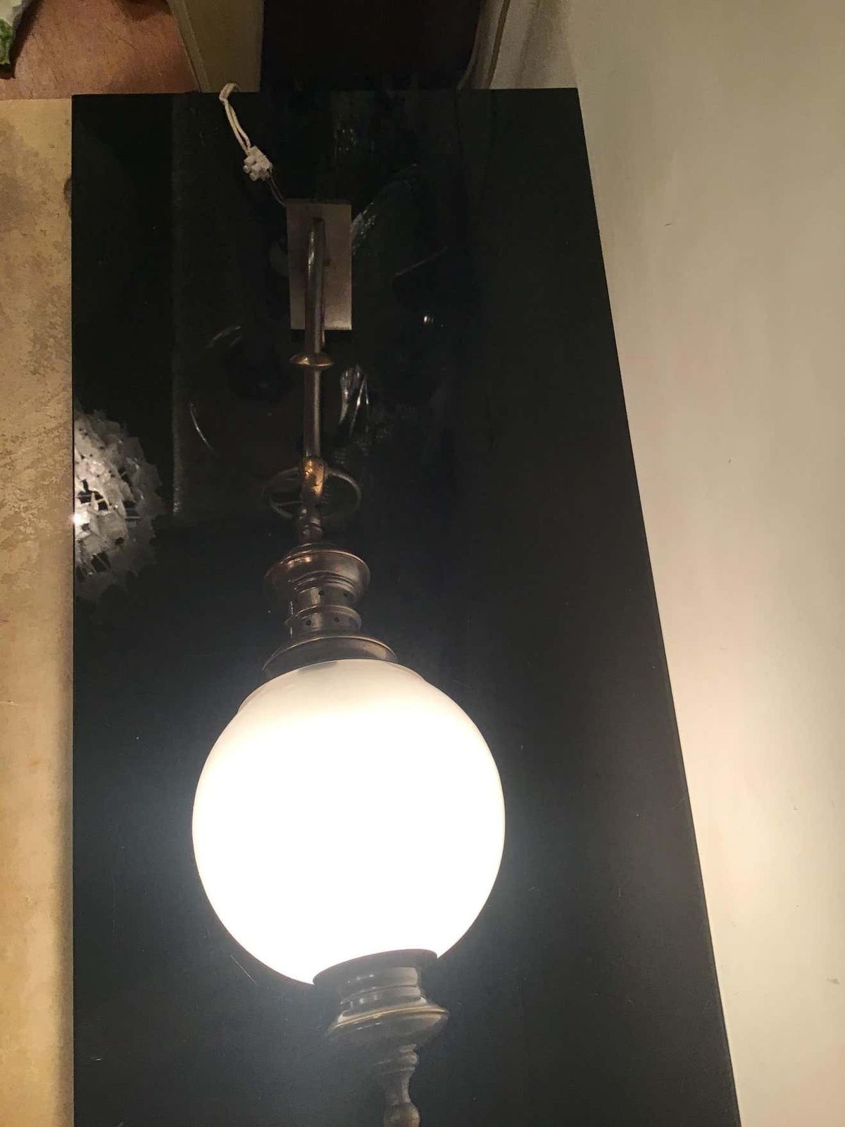photo for sale Azucena Luigi Caccia Dominioni Sconce Brass Glass 1950 Italy