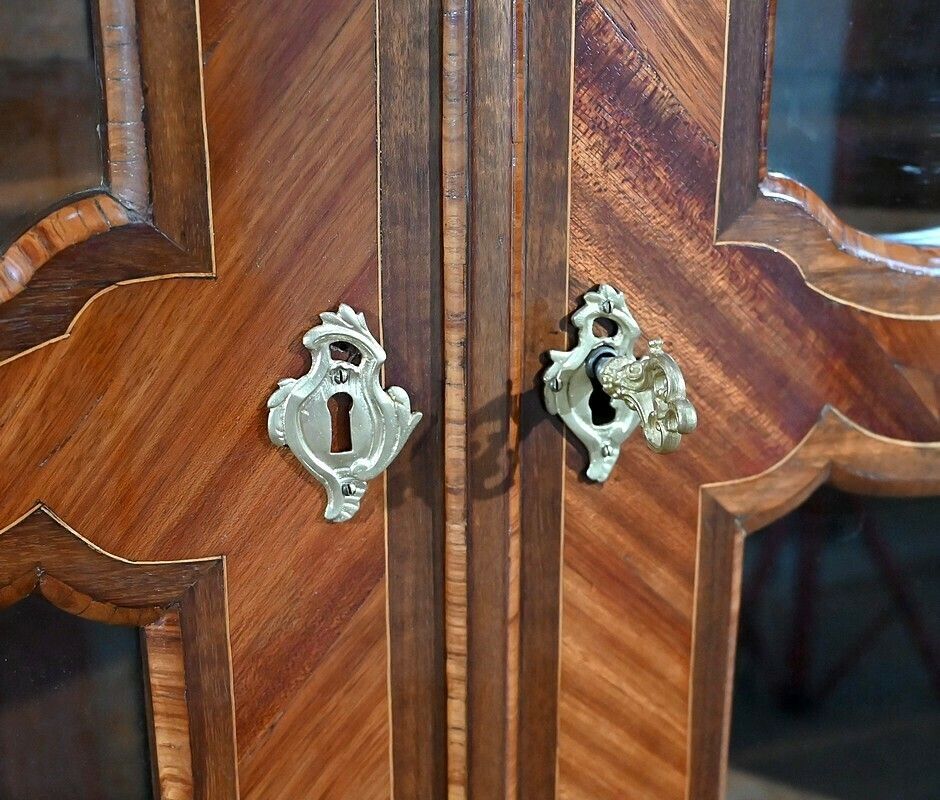 photo for sale Bookcase In Rosewood And Indigenous, Louis XV Period – 18th Century