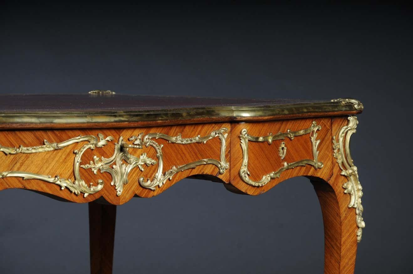 French Bureau Plat / Desk In Louis XV, Paris, Circa 1880 photo buy
