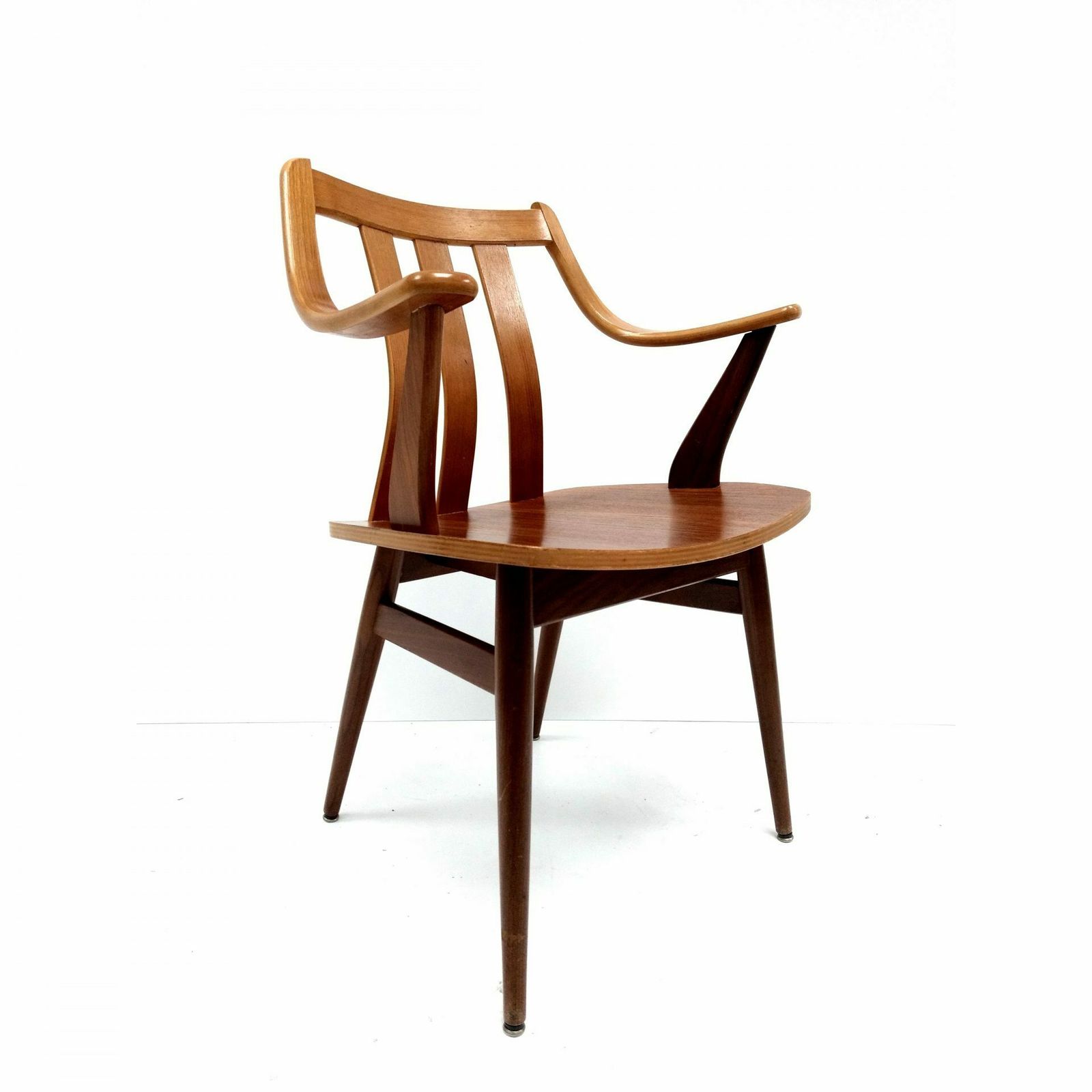 Gorgeous Vintage Teak Bentwood Chair / Dining Chair Made In The 60s photo Furniture