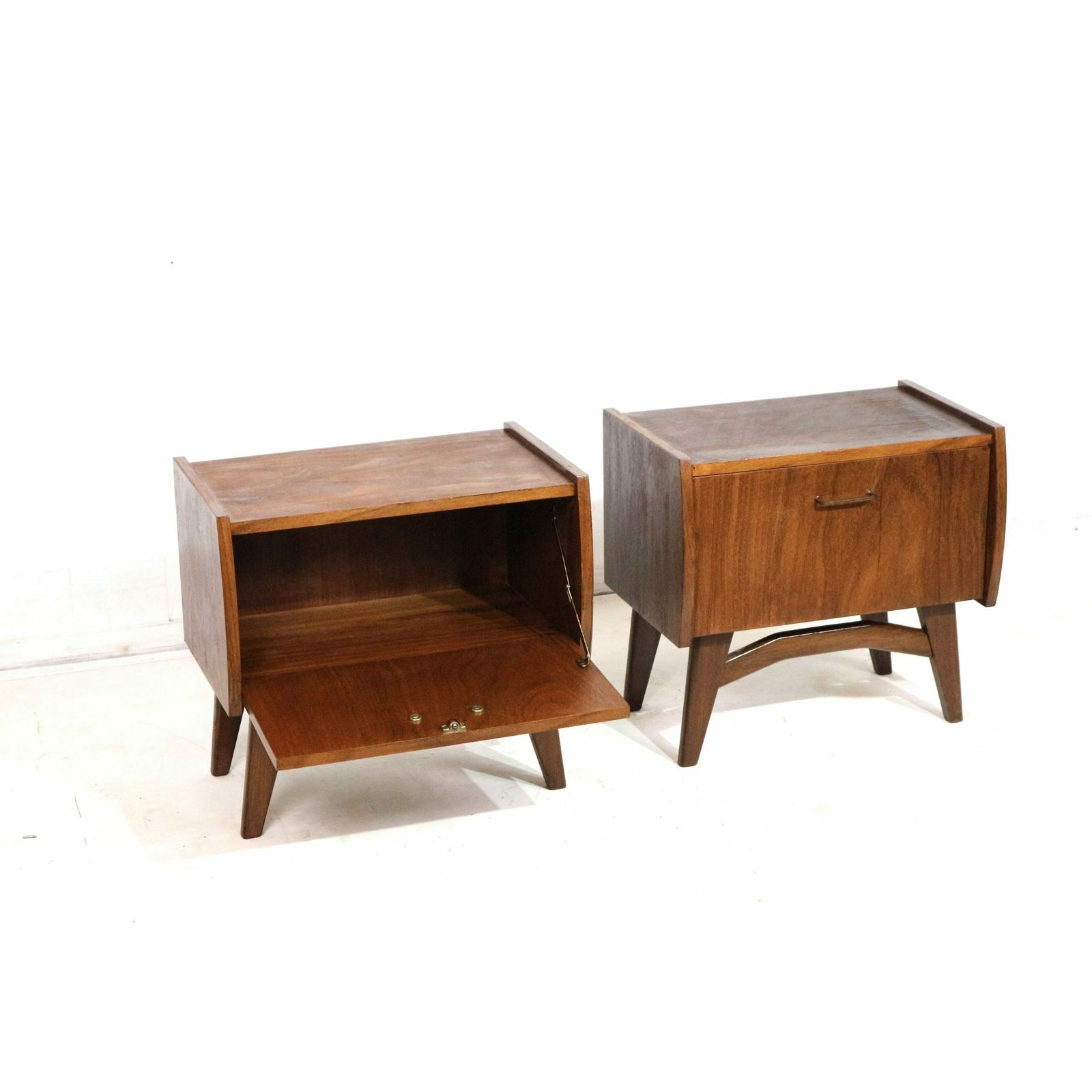 Set Of 2 Vintage Bedside Tables Made In The 60s photo furniture