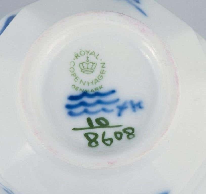 Royal Copenhagen, Blue Flower Angular, Six Coffee Cups With Six Saucers photo vinterior