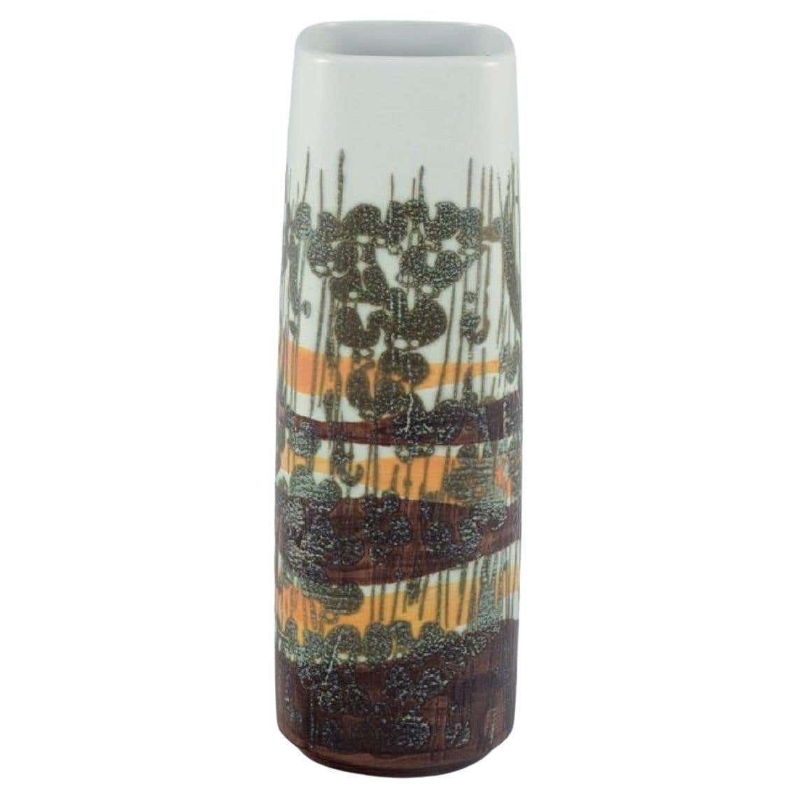Ivan Weiss For Royal Copenhagen, Faience Vase, 1980 1984