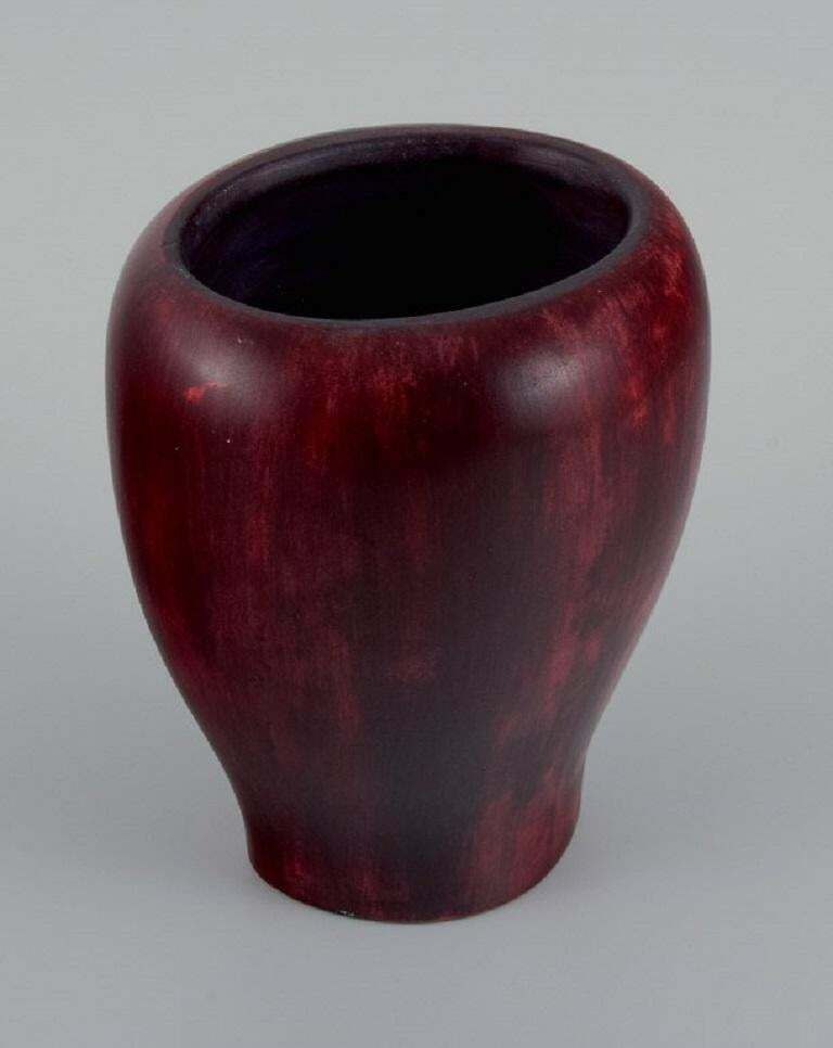 Maxime Fillon, French Ceramist, Unique Ceramic Vase, Circa 1970 photo Home Decor