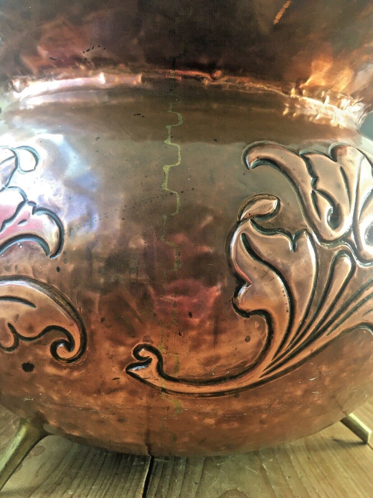 Arts & Crafts Christopher Dresser For Benham & Froud Copper Jardiniere Planter photo 550.0