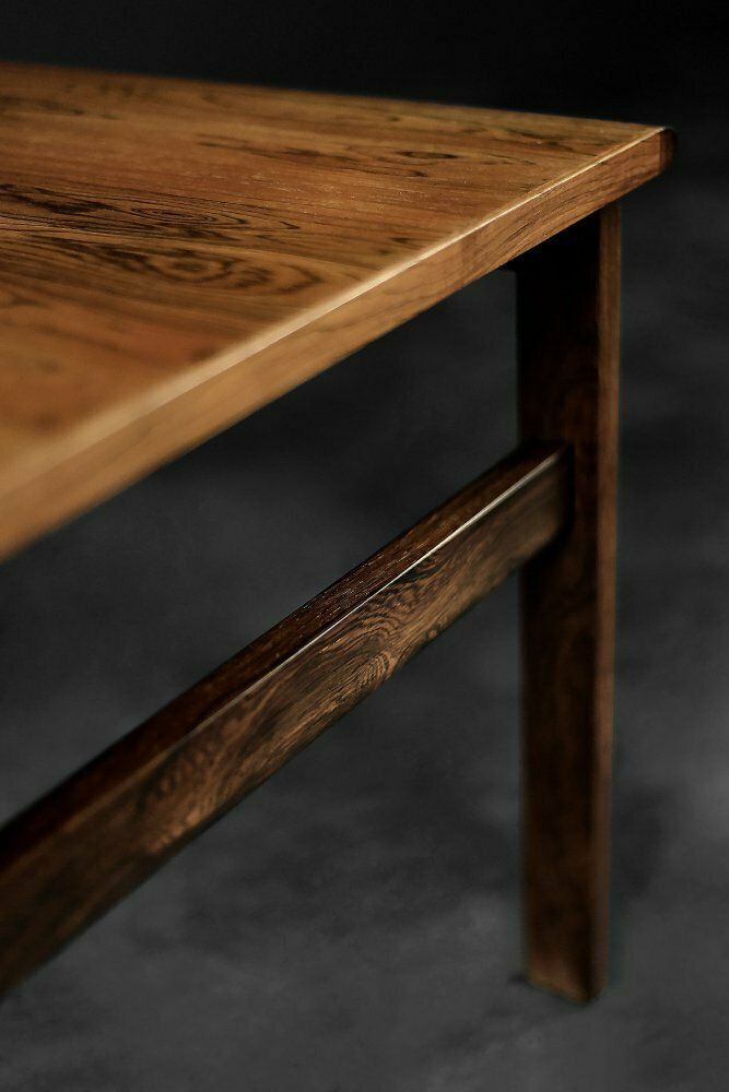 Mid Century Danish Modern Rosewood Coffee Table Capella By Illum Wikkelsø For Niels Eilersen, 1960s photo vintage