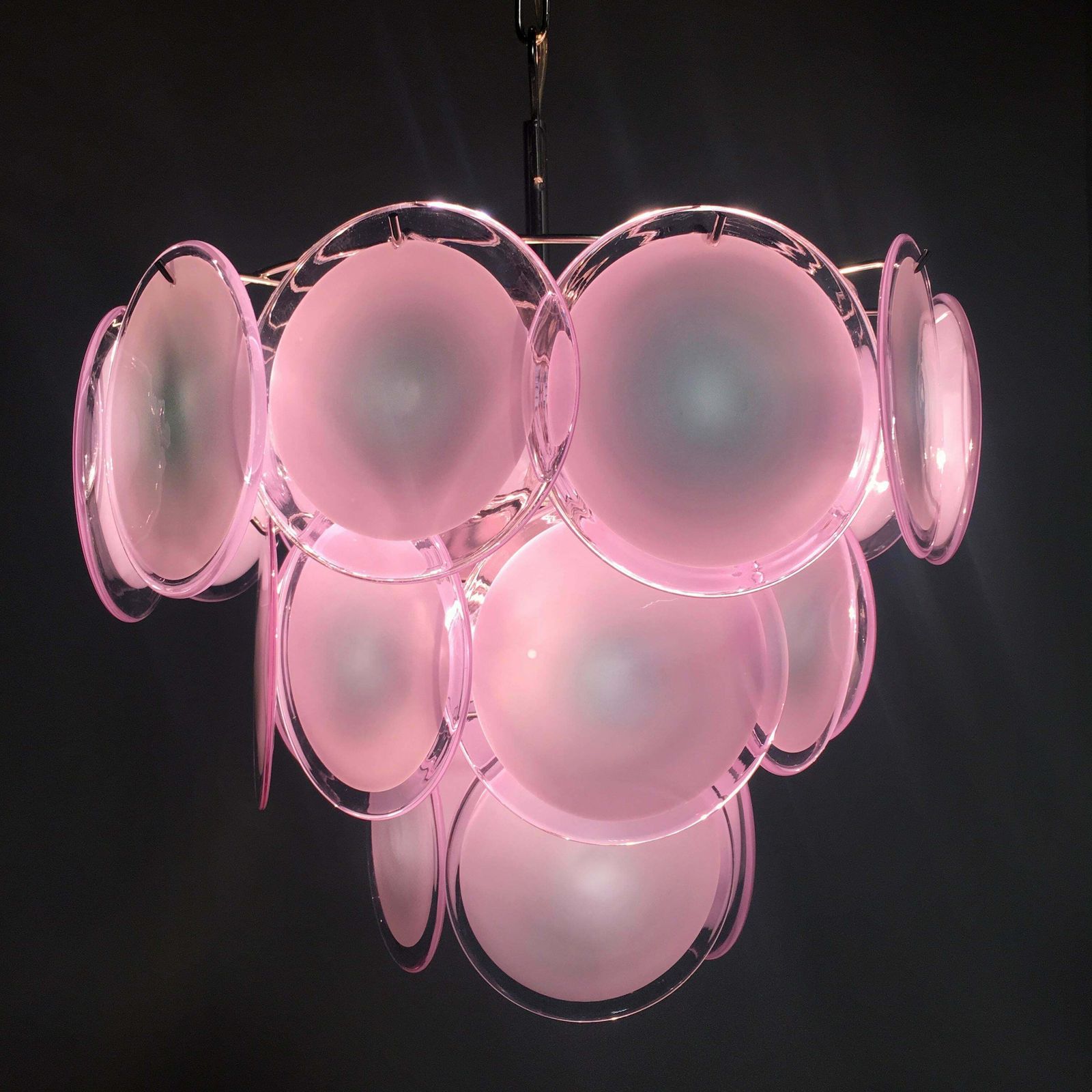 Disc Murano Glass Chandeliers By Vistosi Style photo furniture