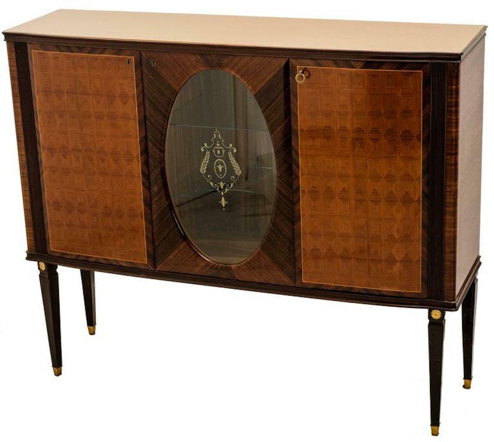Italian Bar Cabinet In The Manner Of Paolo Buffa, 1950s photo Furniture