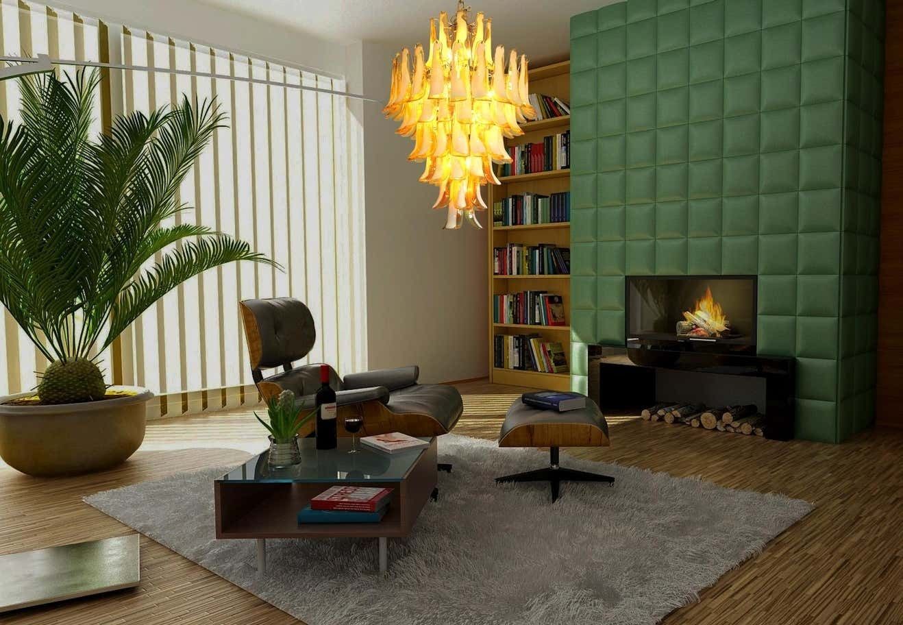 Stunning Chandelier Mazzega Murano, Italy, 85 Caramel Lattimo Glass Petals photo 2423.0
