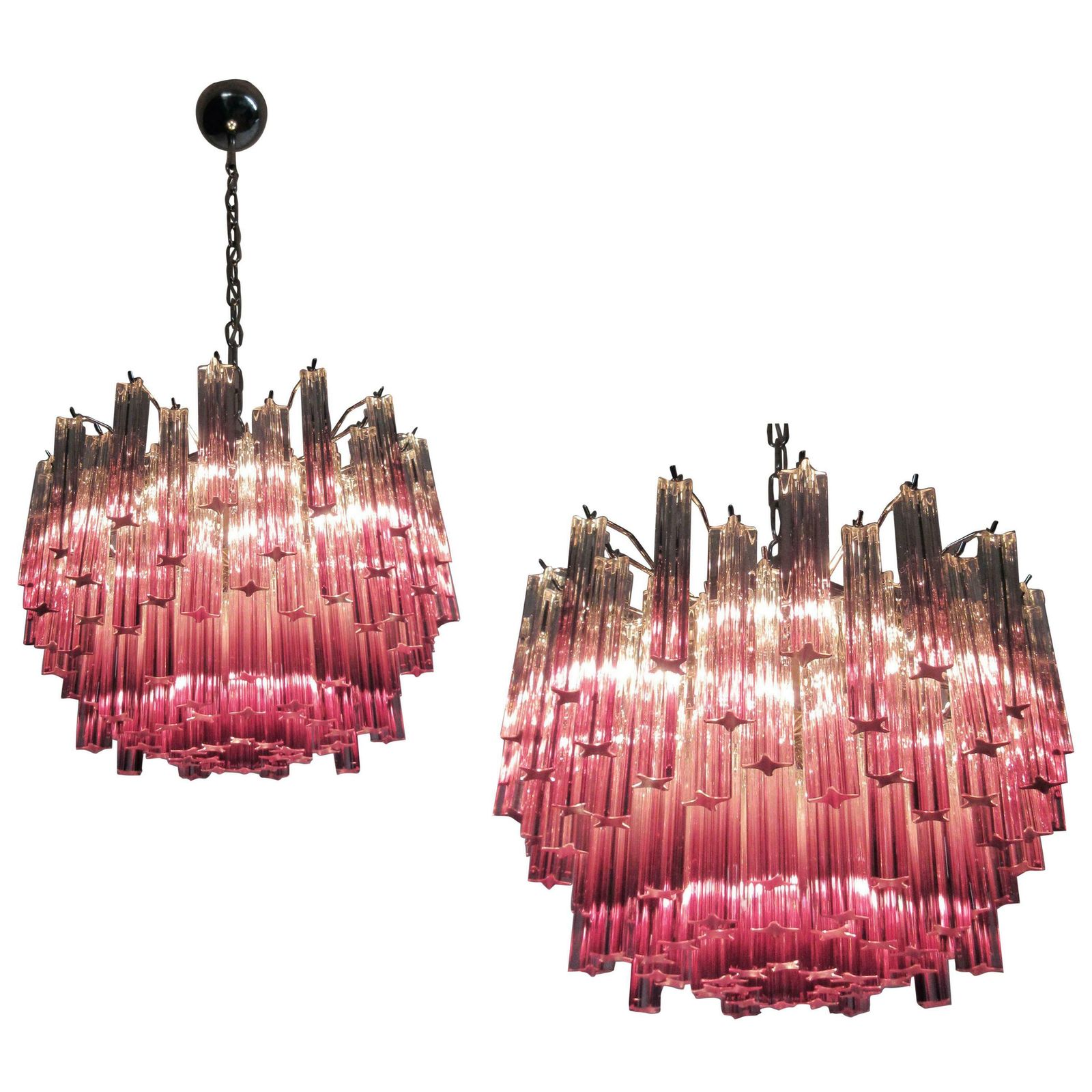 Italian Vintage Chandelier Murano 1980s