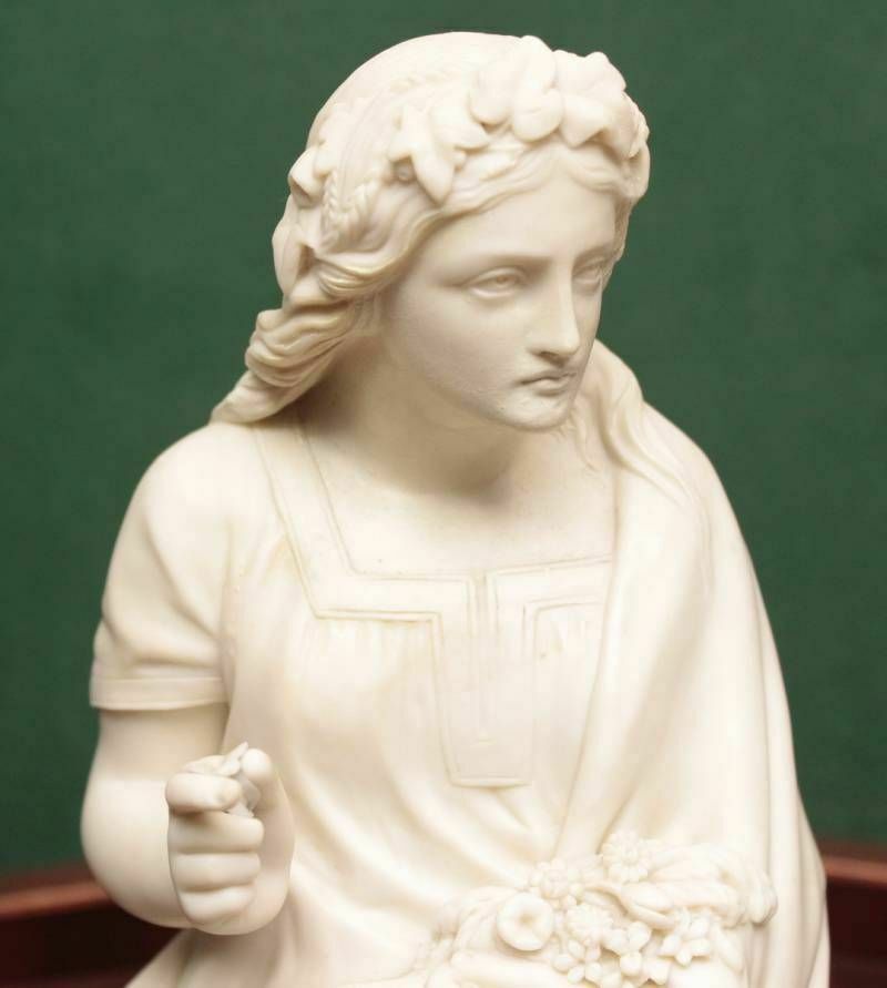 A Beautiful Copeland Parian Figure Of Ophelia By Calder Marshall Ra, Published June 1863 photo for sale