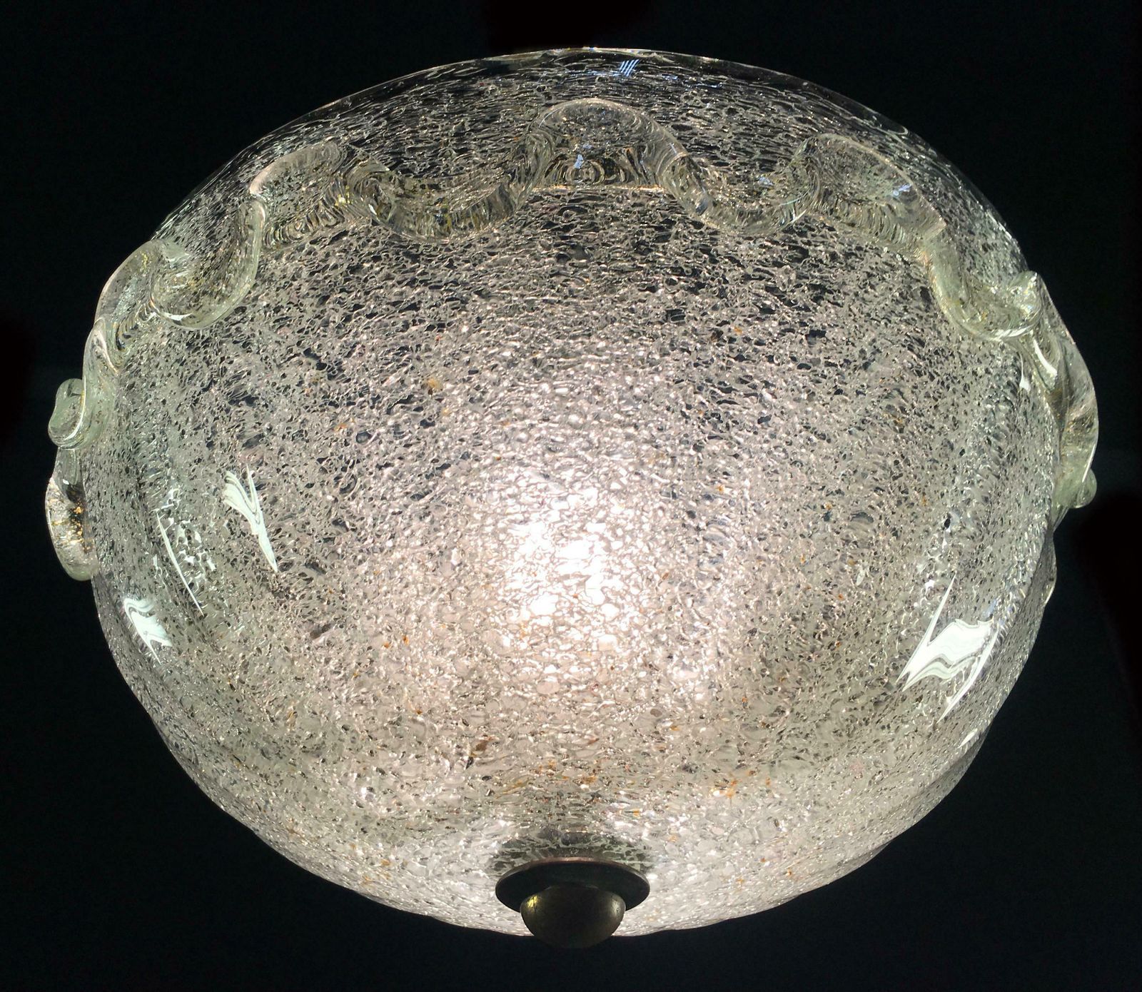 photo furniture Chandeliers "The Princess", Gold Inclusion By Barovier & Toso, Murano, 1940s