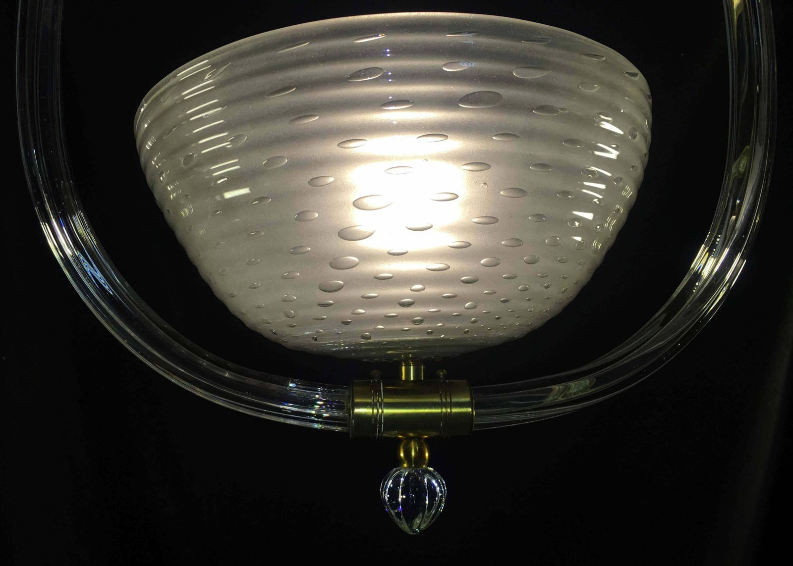 Charming Italian Chandelier By Barovier & Toso, Murano, 1940 photo vinterior