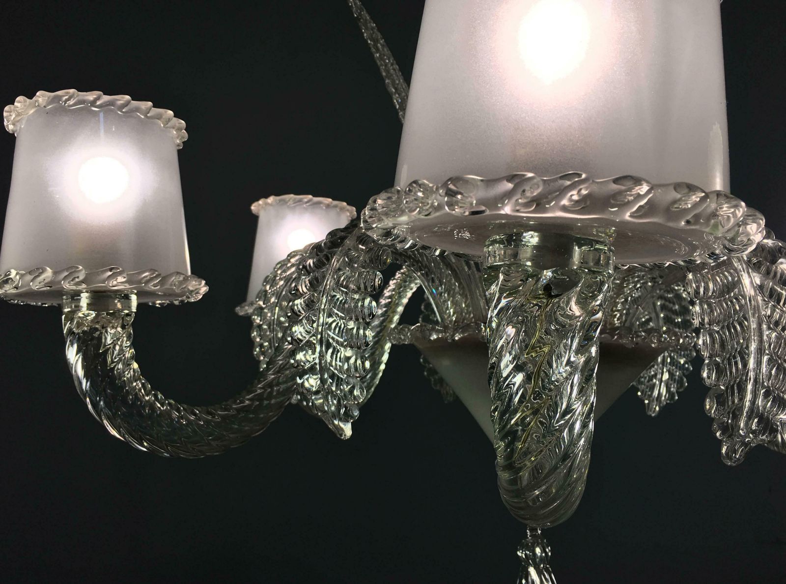 photo buy Chandelier By Barovier & Toso, Murano, 1940s