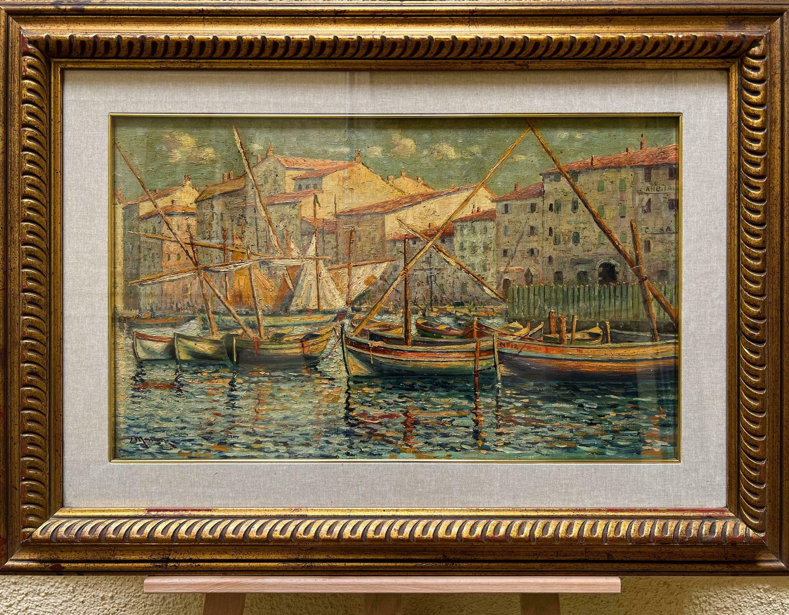 Boats In Portofino. Italy, 1920