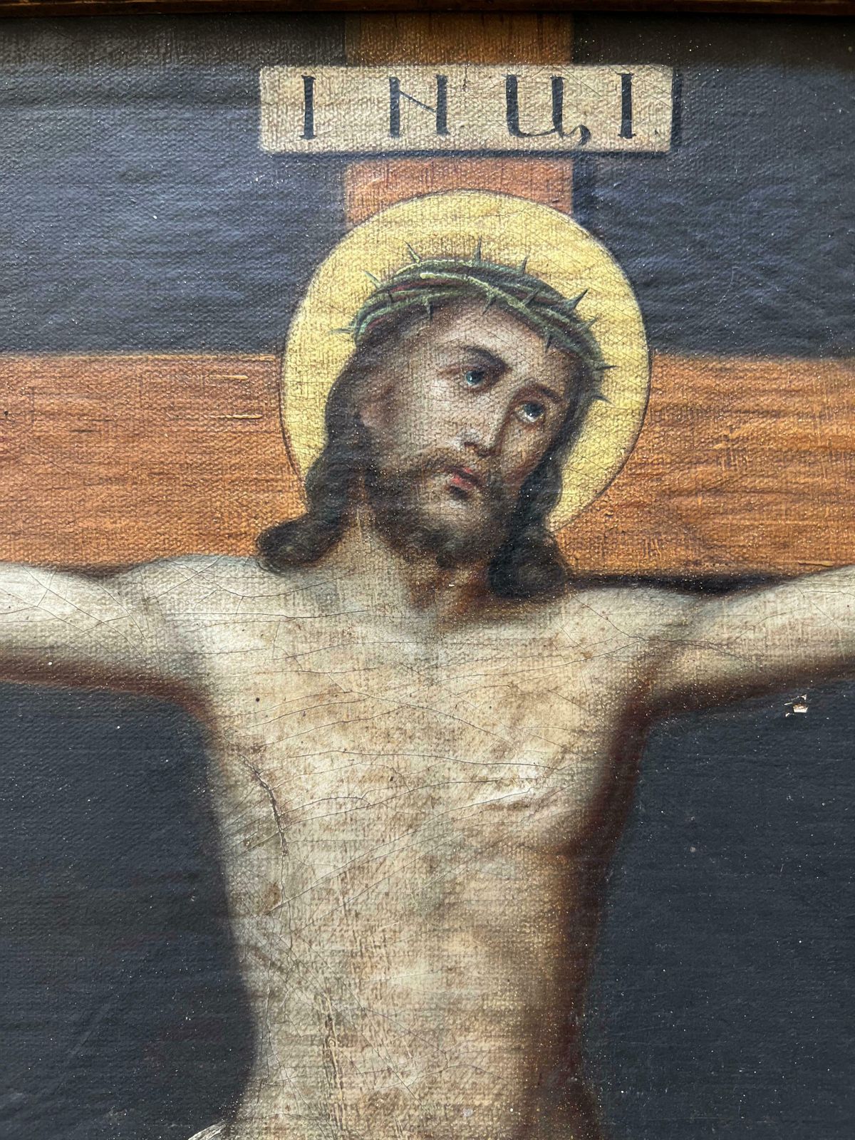 Christ On The Cross And His Mother After The Deposition, Italy, 18th Century photo furniture