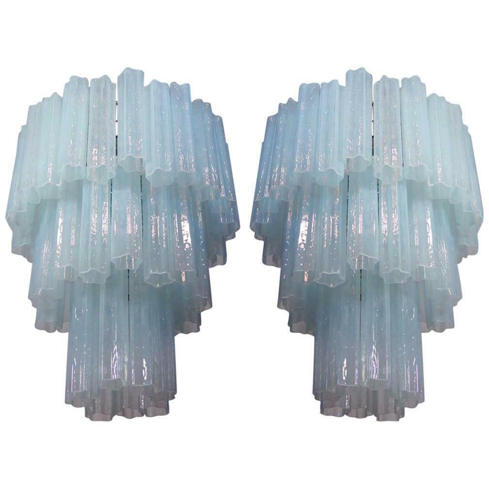 Pair Of 48 Tronchi Chandeliers In Toni Zuccheri Style For Venini, Murano photo 3635.0
