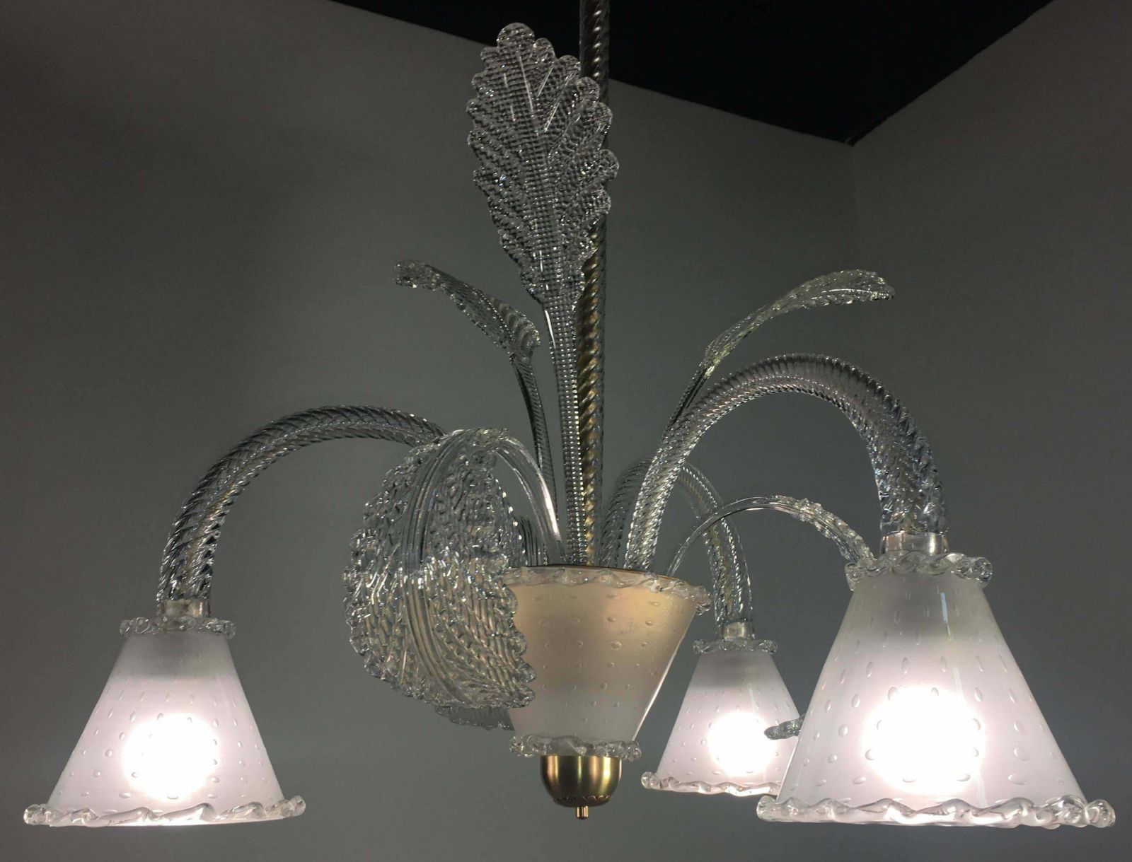 photo buy Chandelier By Barovier & Toso, Murano, 1940s