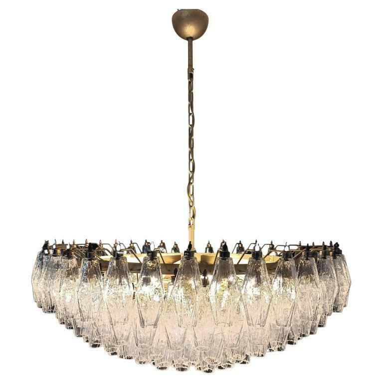 4476.0 Pair Of Poliedri Chandeliers, Murano photo