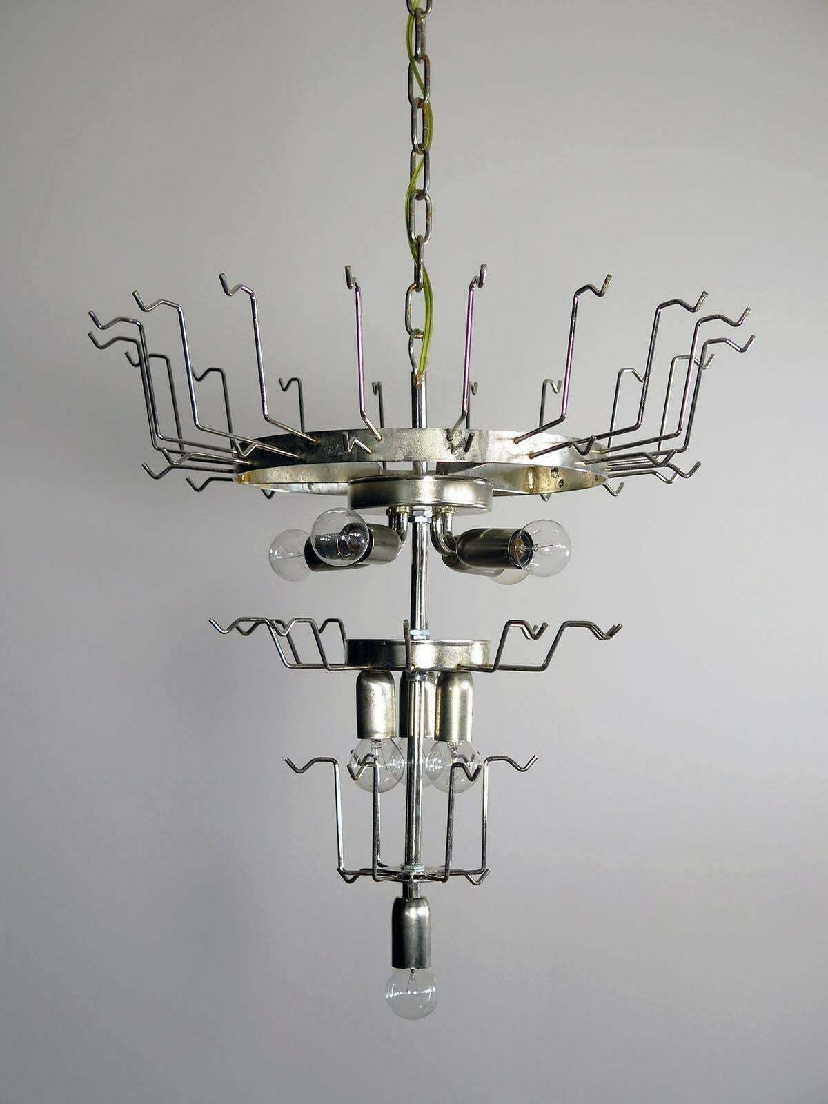 Pair Of Italian Murano Petals Chandeliers Murano photo buy