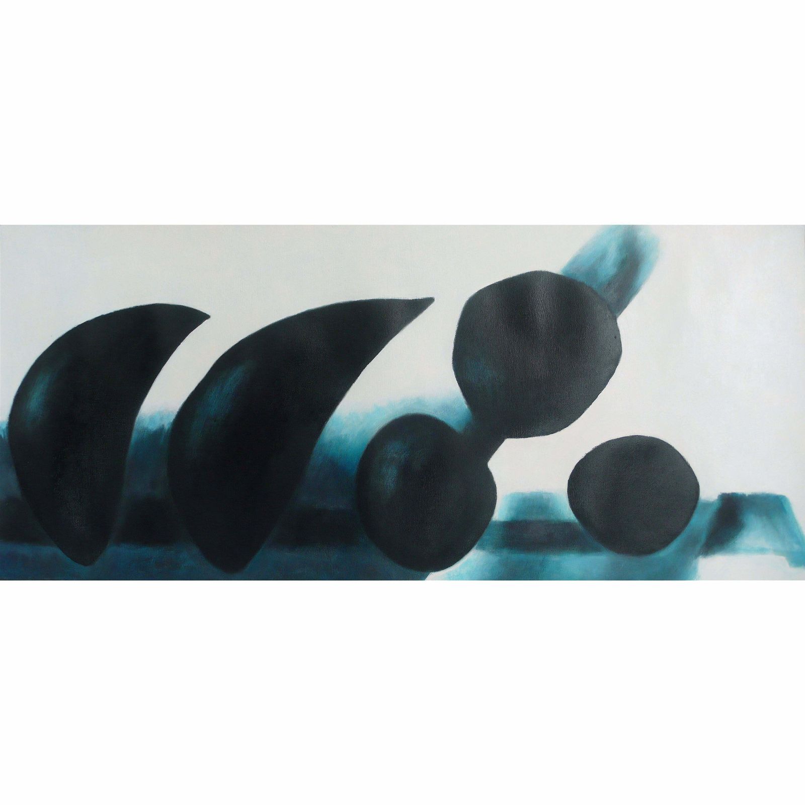 "Heavenly Body Liv" By Taeko Mima Oil On Canvas Painting, 1988