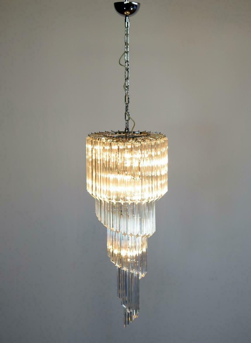 Majestic Pair Of Murano Chandeliers, Murano photo for sale