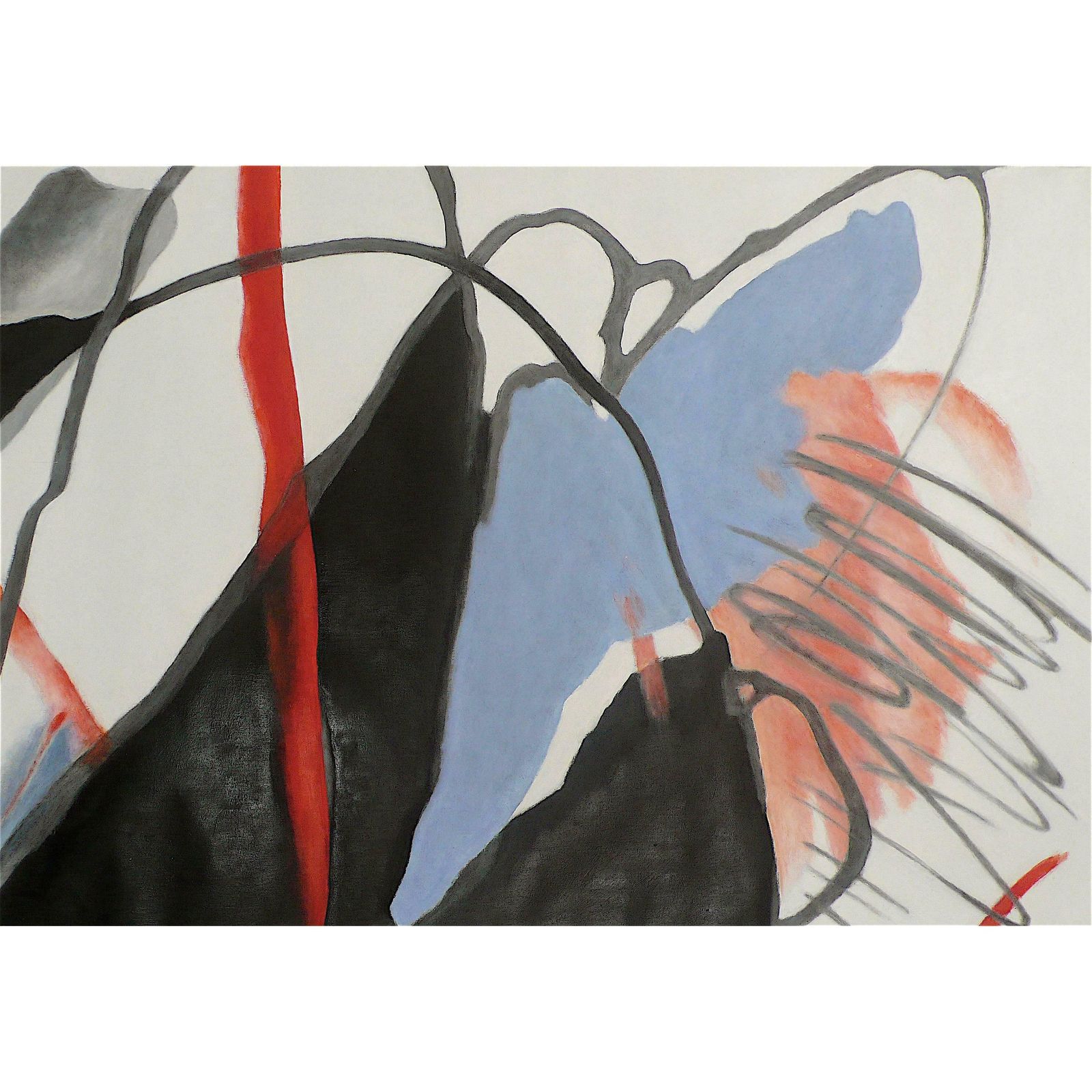 "Plancton II" By Taeko Mima Oil On Canvas Painting, 2000