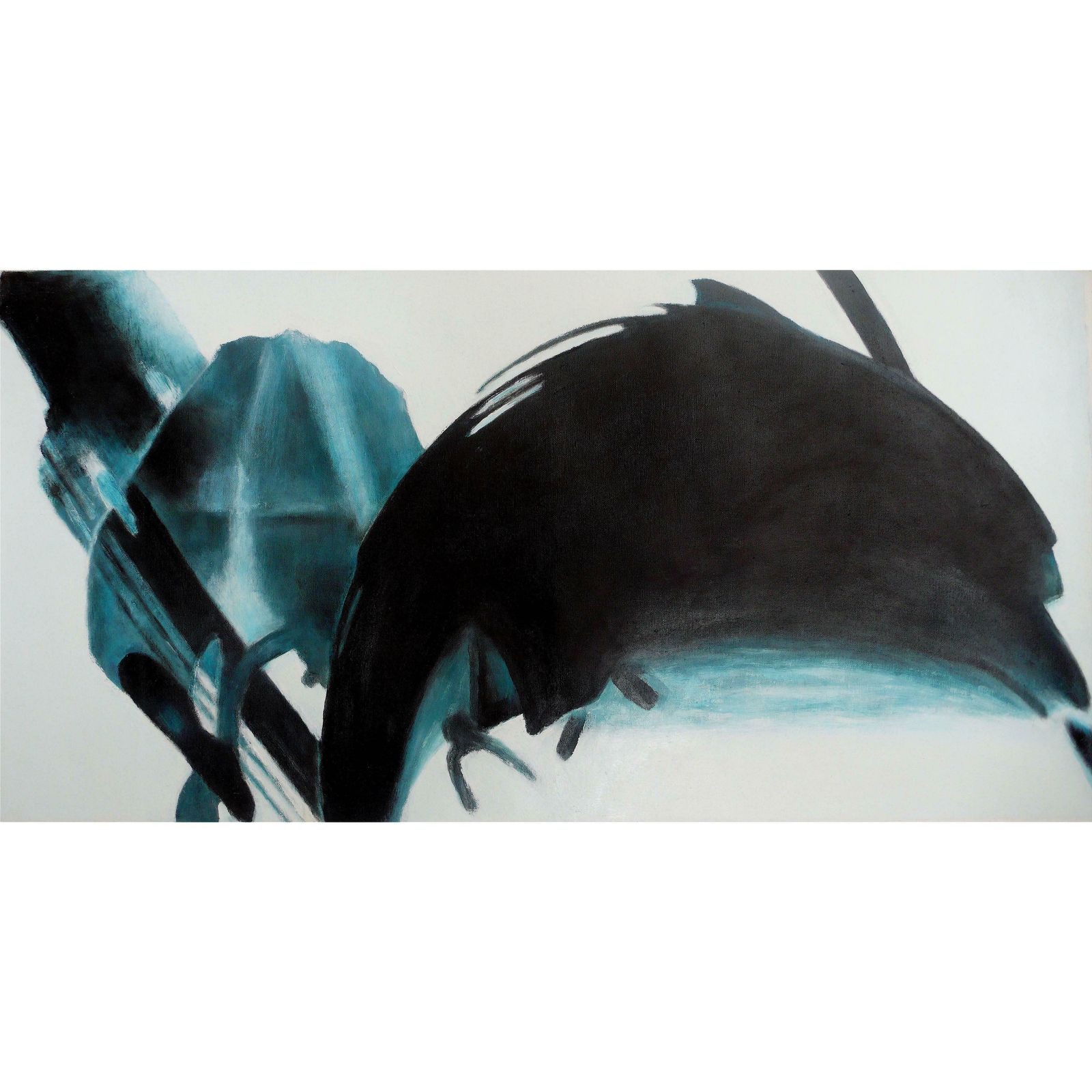 "Heavenly Body Lxii" By Taeko Mima Oil On Canvas Painting, 1989