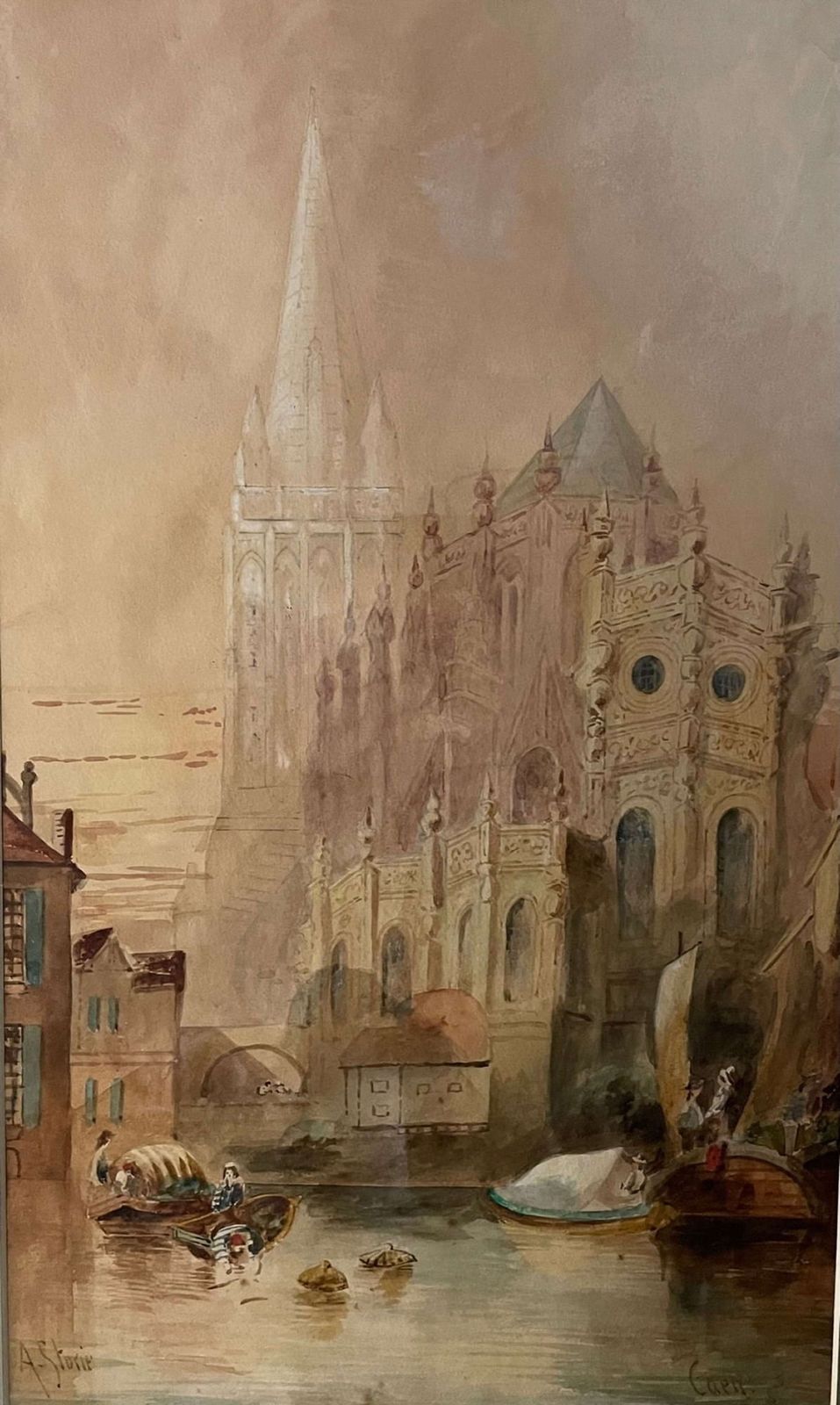 Andrew Storie   Pair Of Watercolours photo Art