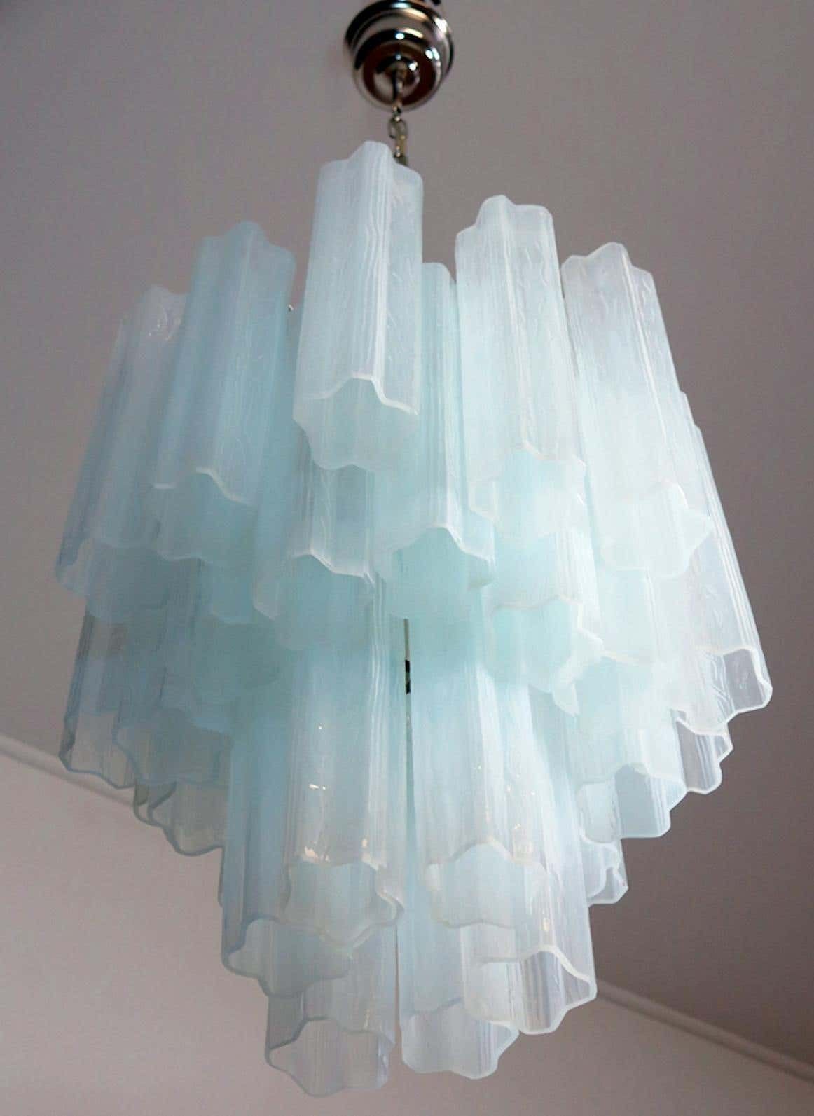 Pair Of 30 Tronchi Chandelier In Toni Zuccheri Style For Venini  Murano photo buy