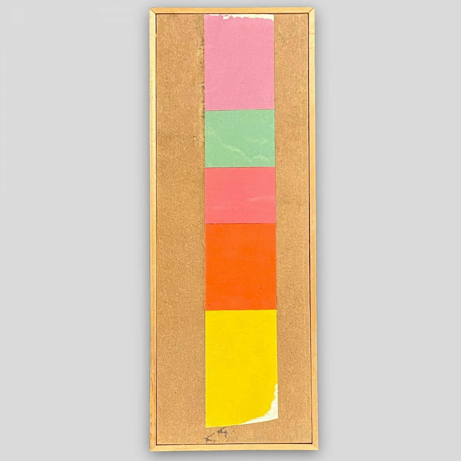 Laimonis Mierins 1929 2011 "Abstract" Oil On Paper On Board