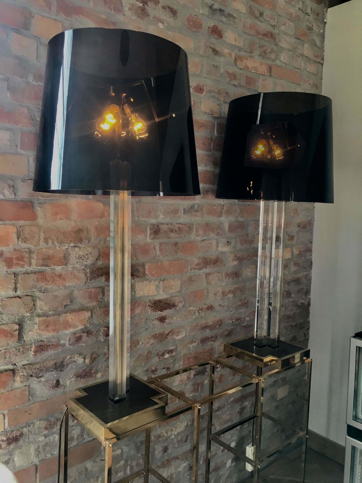 Pair Italian Floor Lamps By Romeo Rega, 1970 photo for sale