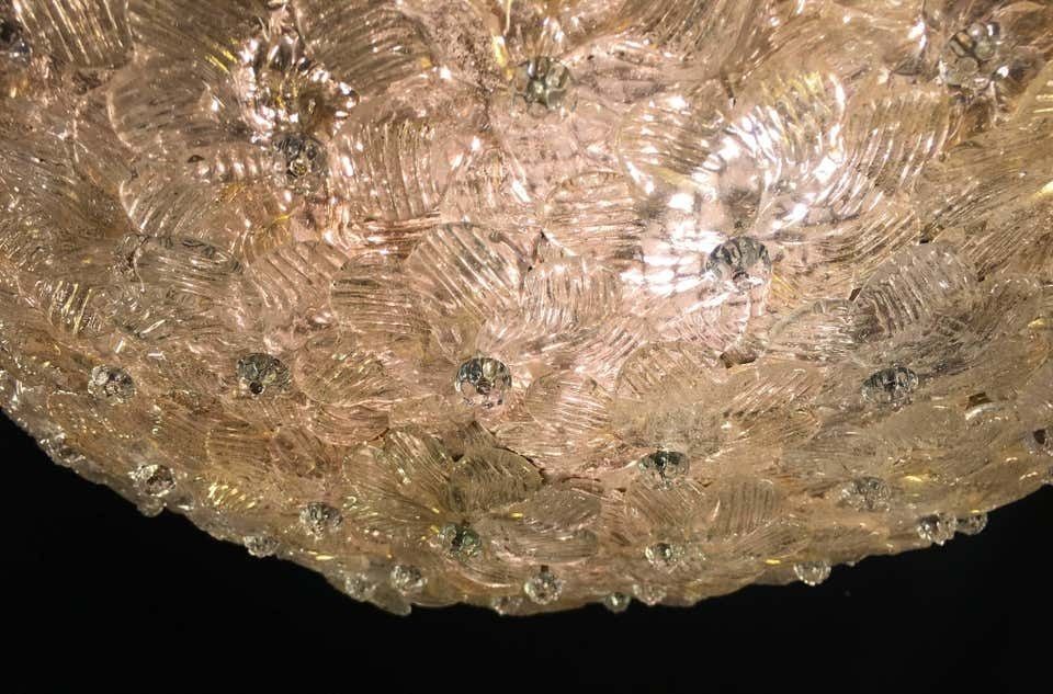 photo buy Ceiling Flowers Lamp By Barovier & Toso, Murano, 1980s