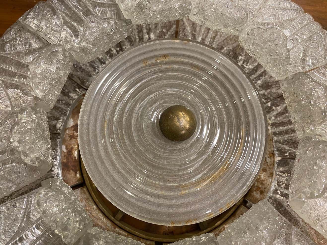 Barovier & Toso Ceiling Light, Murano, 1950 photo for sale