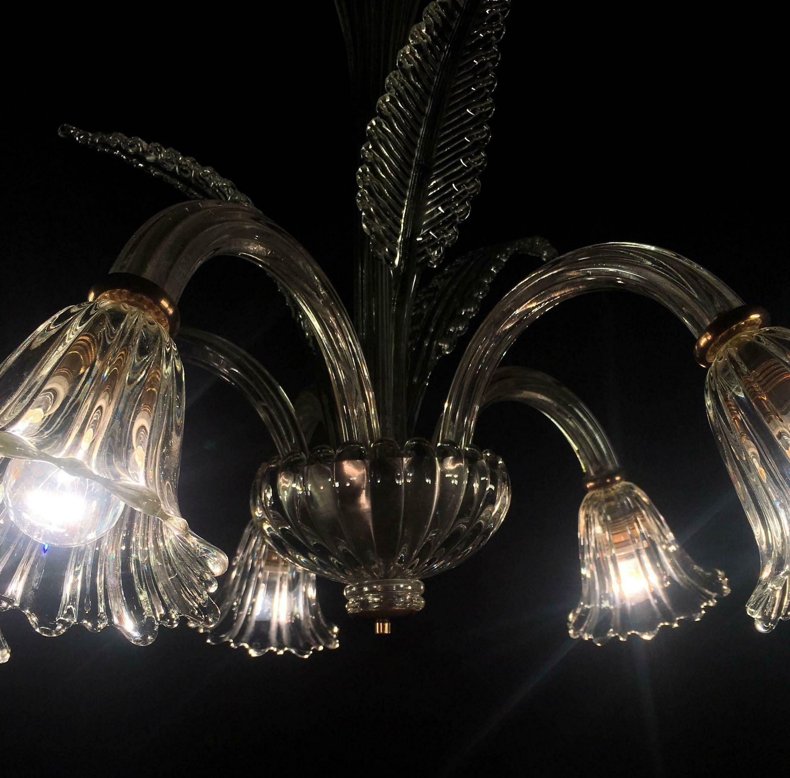 photo furniture Liberty Chandelier By Ercole Barovier, Murano, 1940s