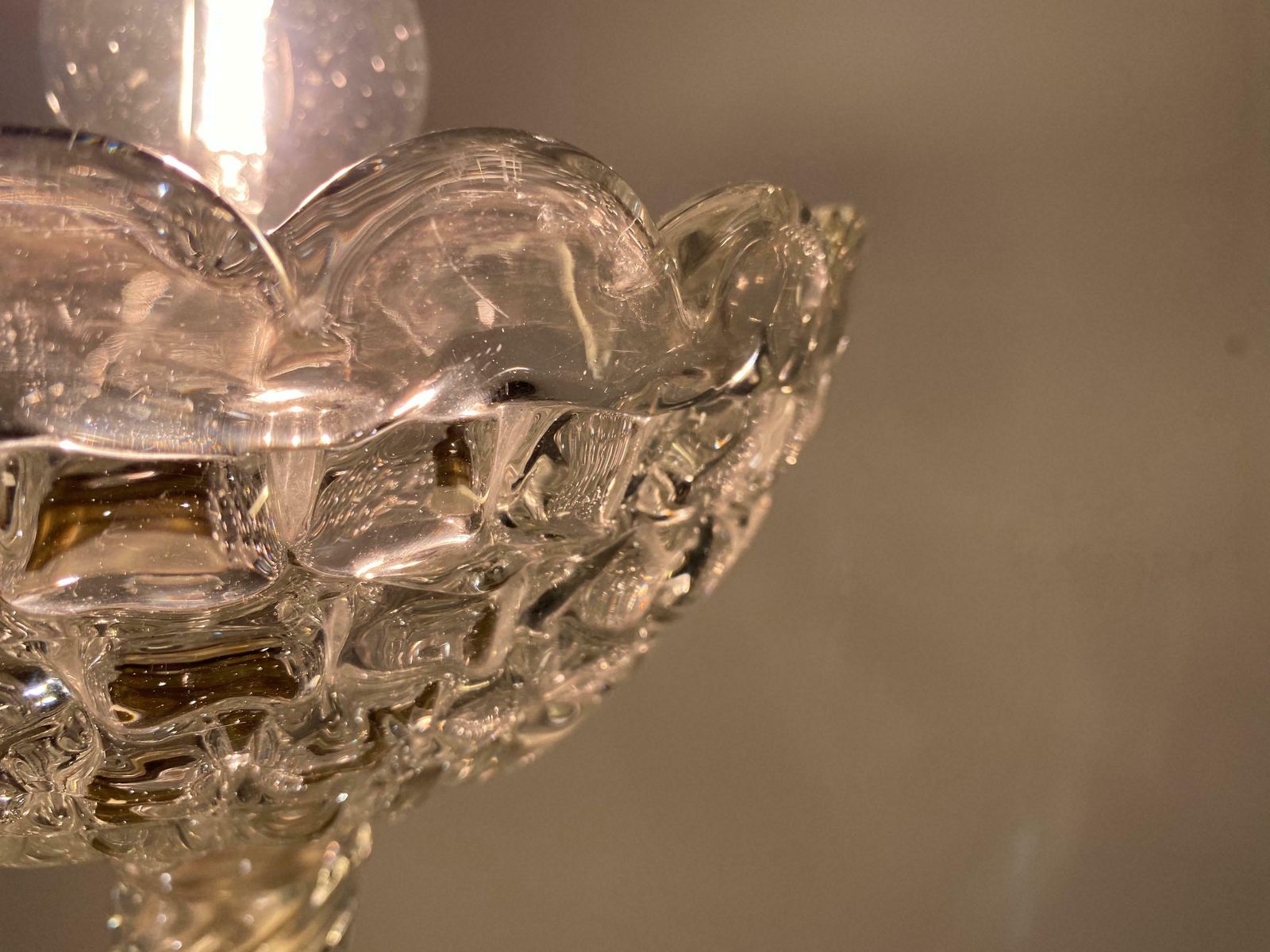 4039.0 Art Deco Chandelier By Ercole Barovier, Murano, 1940 photo