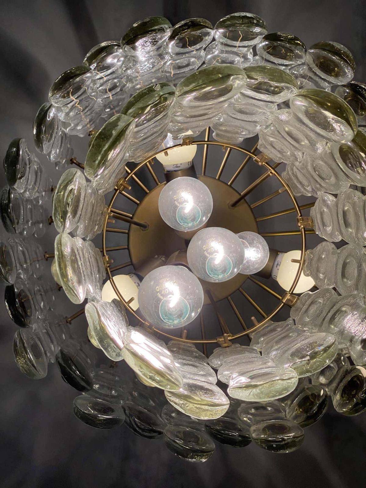 2584.0 Sumptuous Italian Glass Chandelier, Murano, 1970 photo