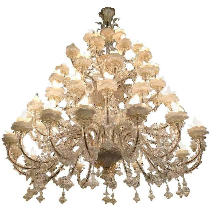 Majestic Italian Chandelier, Murano, 1980s