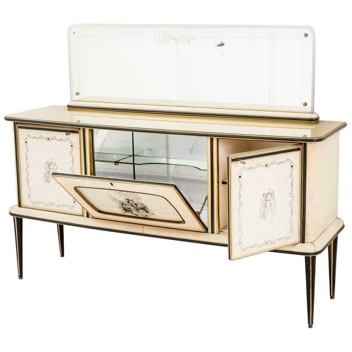 Bar Cabinet By Umberto Mascagni, 1950s