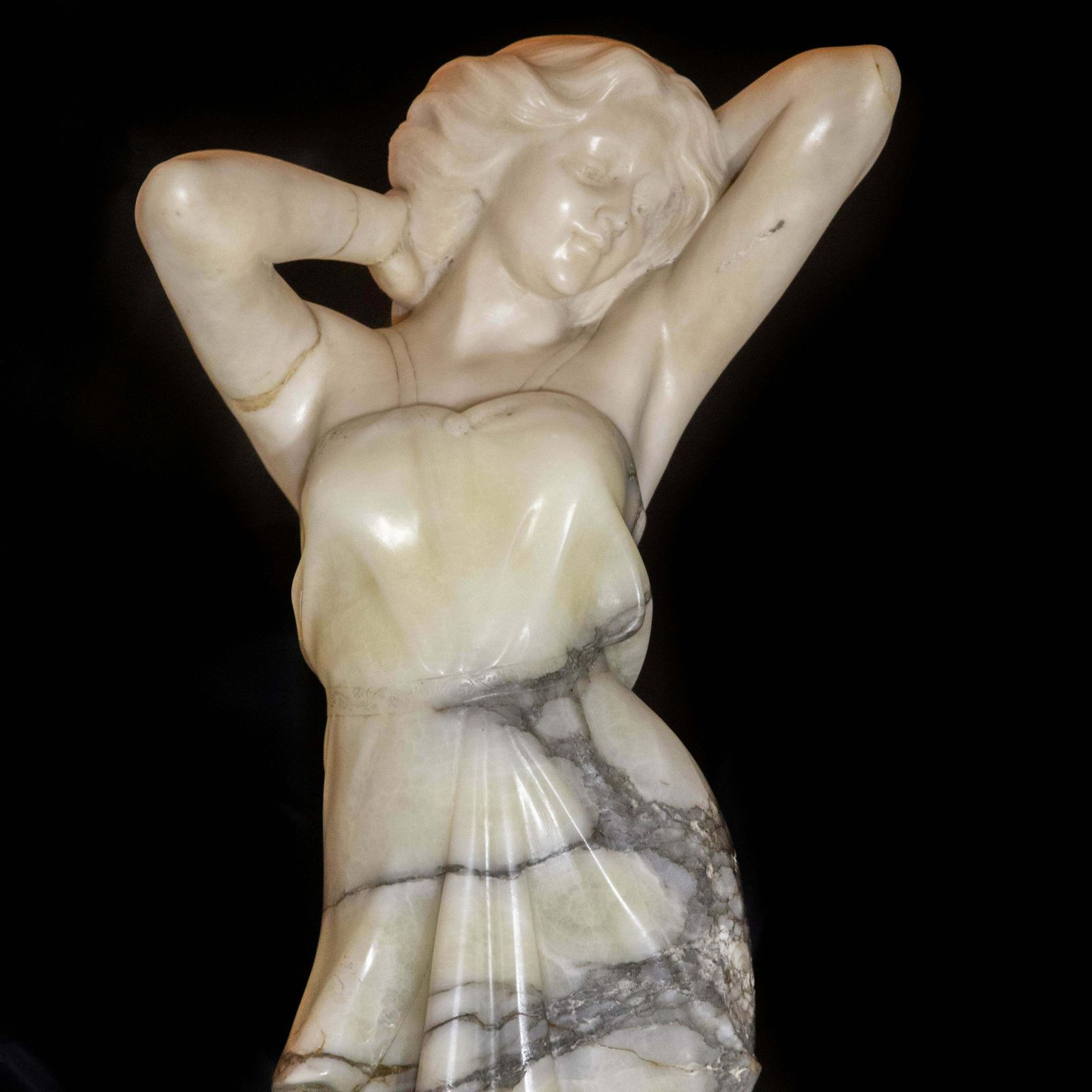 Vain Woman Italian Sculpture, 1890, Italy photo 4836.0