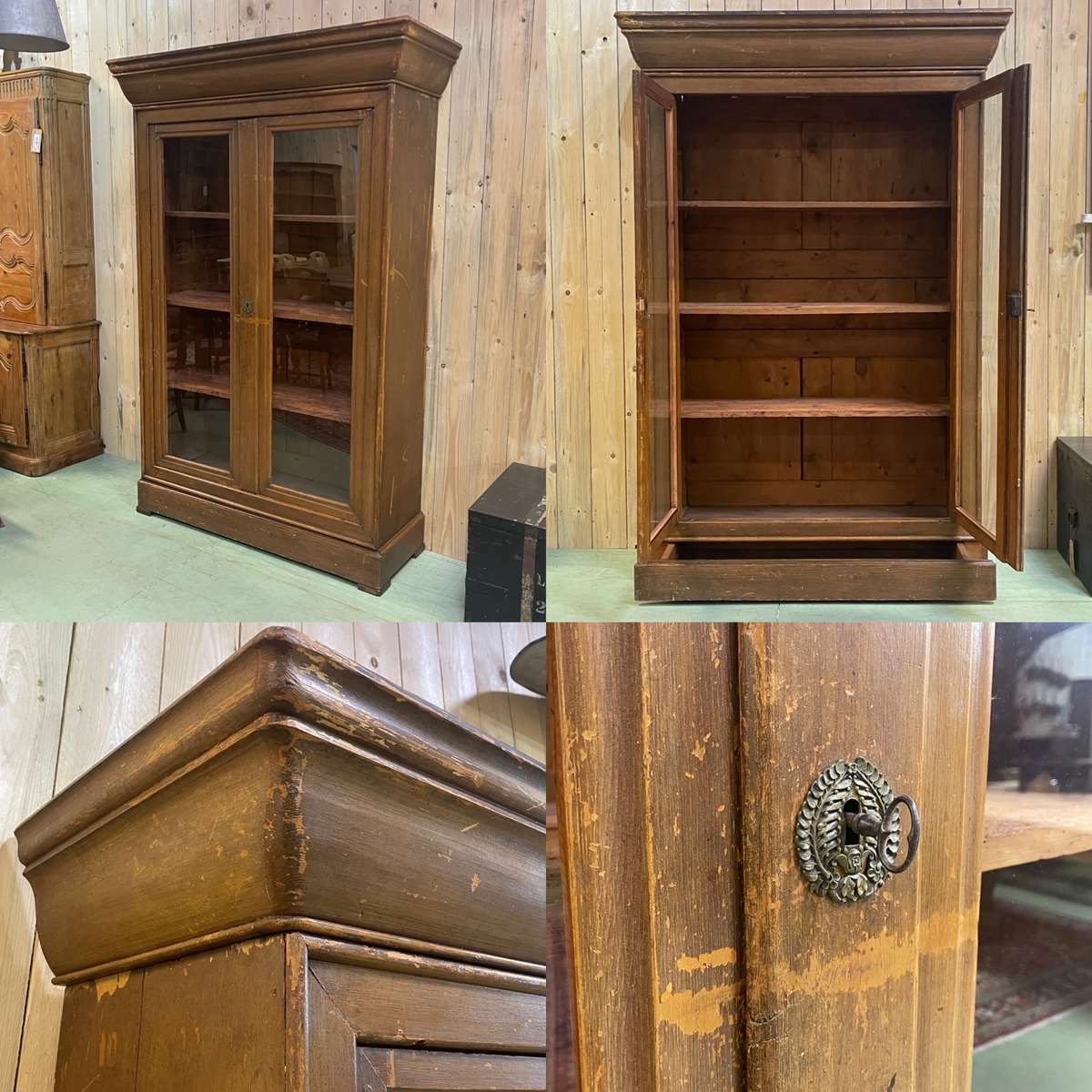 19th Century Fir Bookshelf photo furniture