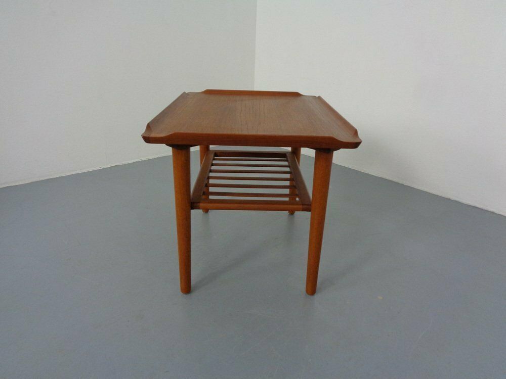 Teak Coffee Table By Holger Georg Jensen For Kubus, Denmark, 1960s photo for sale