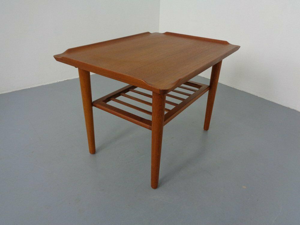 Teak Coffee Table By Holger Georg Jensen For Kubus, Denmark, 1960s photo buy