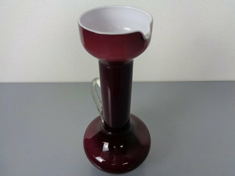 Large Italian Glass Vase By Empoli, 1960s photo 351.0